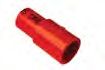 Marchio: ARITECH. Articolo: FHSD8588. Adattatore di colore rosso Femmina 25mm/maschio 27mm