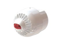 Marchio: ARITECH. Articolo: ASW367W. Sirena piezo-elettronica multitono da interno con base alta per passaggio cavi per installazione a soffittocompleta di lampeggiante. Possibilità di regolazione del volume e della frequenza di lampeggio. Base altacon dispositivo di bloccaggio. Attivazione remota selezionabile su 32 toni. Tensione di alimentazione da17 a 60 Vcc. Protezione IP21. Colore bianco con lampeggiante rosso. EN54 CPR
