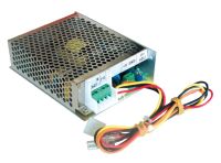 Marchio: COOPER. Articolo: 82415-CSA. Alimentatore switching a 27,6 V 1.5 A. Grazie alla tecnologia switching mantiene ridotte le dimensioni, alto rendimento e riduce al minimo la dissipazione di calore. Elevato grado di protezione: sovraccarico, inversioni di polarità e corto circuito. Lo stato della presenza rete è segnalato da LED di colore verde. Utilizzato per alimentare apparecchiature negli impianti incendio come pannelli, elettromagneti, campane ed accessori che hanno assorbimento mediamente più alto rispetto alle apparecchiature furto. Materiale contenitore in Lamiera zincata. Tipo di connessione a morsetti. Alimentazione: 230 V. Protezioni elettriche: fusibile rete, sovraccarico, sovratensioni uscita, corto circuito in uscita. Omologazione IMQ. Dimensioni: L98xA40xB135 mm. 