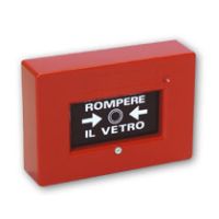 Marchio: COOPER. Articolo: 3470-CSA. Pulsante manuale a rottura vetro con azionamento. E' installabile direttamente su scatola Bticino 503 . 