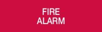 Marchio: COOPER. Articolo: CSA08668. Diciture per pannello serie 5000. Inglese. FIRE ALARM
