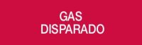 Marchio: COOPER. Articolo: CSA08679. Diciture per pannello serie 5000. Spagnolo. GAS DISPARADO