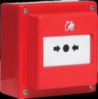 Marchio: COOPER. Articolo: CX203. Pulsante di allarme convenzionale con grado di protezione IP67 progettato per l’abbinamento con centrali tipo FIREDEX FX2200CF. Certificato CPD EN54:11