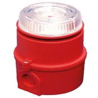 Marchio: NOTIFIER. Articolo: IS-MC1. 32035805000 -Combinazione di luce flash a LED e segnalatore acustico 100 dB  Atex 24 DC LED Rosso Certificato per l’impiego in zone antideflagranti 0,1 e 2. Design compatto con diametro di appena 88 mm. 49 suoni forti da 100 dB (A); LED super luminosi in rosso per tutte le applicazioni. Regolazione del volume. Funzionamento come unità combinata o funzionamento separato.Il basso assorbimento di potenza lo rende adatto a sistemi di segnalazione di incendi. Segnalatore acustico auto-sincronizzante con 2 suoni diversi azionabili esternamente. IP 65. Temperatura -50 + 60C°. Area di ricezione a norma EN 54: 18 mt. Certificato ATEX ed EN 54.3