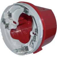 Marchio: NOTIFIER. Articolo: DWBR. Supporto di montaggio alto profilo con grado di protezione IP65, di colore rosso. 