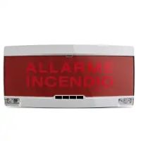 Marchio: NOTIFIER. Articolo: FRONT-PAN1-PL-G. Cornice per PAN1-PLUS-EL o PAN1-PLUS-ADV Grigio opaco con FILM Rosso. 