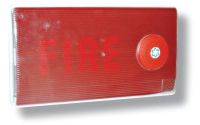 Marchio: UNITEK. Articolo: UTKLAMP0050SE. Targa ottica di segnalazione a led 12/24v fisso o lampeggiante con sirena certificata en54-3- scritta allarme incendio