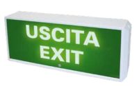 Marchio: UNITEK. Articolo: UTKLAMP1001BZ-2. Targa ottica a led 12/24v fisso o lampeggiante con buzzer- 5 scritte intercambiabili verdi