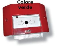 Marchio: UNITEK. Articolo: UTKAPX61V. Pulsante ripristinabile con chiave -compatibile 503- a un contatto e con led di segnalazione - verde- con copertura trasparente