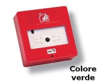 Marchio: UNITEK. Articolo: UTKAPY01V. Pulsante verde ripristinabile con chiave a un contatto con led di segnalazione