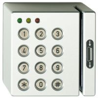 Marchio: ARITECH. Articolo: ATS1156. Lettore di banda magnetica con tastiera in alluminio per centrali della serie Advisor MASTER.