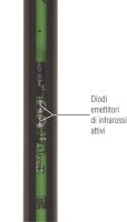 Marchio: DIAS. Articolo: 5210TB. Barriera come 5200TB, ma con contatto antirimozione. Approvazione IMQ - Sistemi di sicurezza 2° livello.