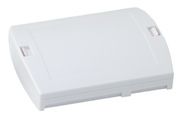 Marchio: DOMOTEC. Articolo: DRX65. CONCENTRATORE SYDOM 16/32 CANALI wirelessCON ANTENNA INTEGRATA. Il concentratore wireless in versione con antenna integrata, grazie alle dimensioni contenute, identiche a quelle dei concentratori di ingressi e uscite, riduce al minimo l’impatto estetico. Il livello di sensibilità radio del ricevitore è sufficiente per la maggior parte delle installazioni residenziali. Laddove si intenda coprire una superficie maggiore, garantendo un elevato livello di ricezione su grandi superfici o edifici con molti piani, è comunque possibile collegare alle centrali SYDOM (a seconda del modello) fino 4 ricevitori DRX65 o DRX65AE.Caratteristiche• Per centrali Sydom• Alimentazione e collegamento sul BUS RS485 a 4 fili• Frequenza di funzionamento 433 MHz• 16/32 dispositivi wireless associabili• Supervisione dei dispositivi wireless• Antenna integrata• Tamper antiapertura escludibile• Contenitore in plastica predisposto per ingresso cavi• Dimensioni: mm 98x72x23