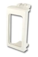 Marchio: ELKRON. Articolo: DKAB/A. Kit adattatori per le serie civili componibili AVE SISTEMA 45. Colore BIANCO. Conf. da 5 pz