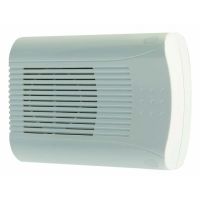 Marchio: ELKRON. Articolo: HPA100A. Sirena da interno AUTOALIMENTATA con le medesime caratteristiche del modello precedente ma con:- Assorbimento a riposo: max 12 mA- Batterie alloggiabile: 9V Alkalina o 8,4V NiMh Ricaricabile (non fornita)- Selezione tipo Batteria: programmabile- Comandi 2: BL1 per allarme BL2 per segnalazione- Tonalità comando BL2: programmabile 2 livelliTempo timeout: programmabile 3, 6, 6 minPolarità comandi: programmabile positivo o negativo