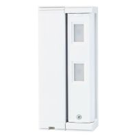 Marchio: OPTEX. Articolo: FTN-R. Doppio rivelatore passivo d'infrarossi a barriera compatto per esterno. Portata m5/m2. Versione a basso assorbimento per sistemi senza fili. Portata a raggio stretto m 5 / m 2. Flessibilità di rotazione 190°. Perfetta immunità agli animali domestici. Logica di analisi SMDA (Super Analisi Pluri Dimensionale). Doppia schermatura conduttiva dei sensori. Logica intelligente AND. Funzionamento a batteria. I doppi rivelatori passivi d'infrarossi da esterno FIT possono essere installati in ogni situazione: alle finestre, davanti alla porta d'ingresso, sul balcone, intorno all'abitazione, ecc. Questo grazie alla squadretta integrata che permette al rivelatore una rotazione orizzontale di 190° e alla regolazione della portata da 5 m o 2 m tramite lo spostamento della lente. I rivelatori FIT dispongono di una doppia rilevazione PIR a barriera che rileva l'intruso appena si avvicina al perimetro dell'edificio, consentendo tuttavia all'utente di muoversi liberamente all'interno dell'abitazione e perfino di lasciare le porte e le finestre aperte.