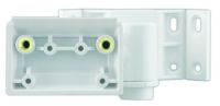 Marchio: PARADOX. Articolo: SB85. Squadretta a snodo per esterno per i rivelatori DG85W, PMD85W e PMD85W/86. Sistema di bloccaggio di sicurezza. Fissaggio a soffitto, a parete o ad angolo.➤ Innovativo giunto a “T” per il movimento lungo 2 assi per un ottimale orientamento e fissaggio del rivelatore