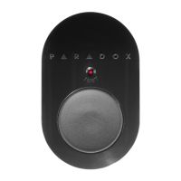 Marchio: PARADOX. Articolo: REM101B. Versione a 433MHz. Pulsante a un tasto programmabile come REM101. Colore nero.