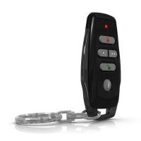 Marchio: PARADOX. Articolo: REM25 BLACK/86. Versione a 868 MHzTelecomando nero senza fili bidirezionale che consente di inserire e disinserire tranquillamente il sistema di sicurezza Paradox e di ricevere una notifica immediata sulla vostra azione. Consente inoltre di verificare lo stato del sistema a distanza.PRESTAZIONIFunzione “Secured” di disinserimento cifratoAzione con conferma immediataVisualizzazione dello stato del sistemaVisualizza lo stato del sistema tramite LED e acustico con retroazione