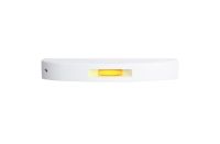 Marchio: PESS. Articolo: DT WIN WIRED White. Sensore doppia tecnologia (IR + MW) cablato con copertura a tenda,da interno colore bianco