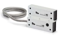 Marchio: TSEC. Articolo: CLH-L2D. Contatto CLIC linea Magnasphere L2 a vista, doppia uscita NC, alluminio anod., sist. anti-rimozione magnetico brevettato, guaina inox, stagno