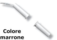 Marchio: UNITEK. Articolo: UTKCI01C3MR. Contatto magnetico da incasso plastico -cavo di usc. lung. 3 m. -marrone