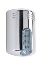 Marchio: VENITEM. Articolo: 20202212. Sirena autoalimentata a 13.8 Vdc con lampeggiante a led, sistema antischiuma-antishock e anti-perforazione. Doge LSP Cromo cal. Fumè.
