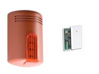 Marchio: VENITEM. Articolo: AS1PKIT2ROR. Kit Doge AS1/P Rosso mattone calotta rossa + ATX3 + batt. Sirena Doge wireless, AUTOPROTETTA, BIDIREZIONALE, SUPERVISIONATA, sistema antischiuma brevettato a doppia tecnologia contro i falsi allarmi, antishock contro gli urti violenti, antiperforazione e lampeggiante a led, compatibile con qualsiasi tipo di centrale filare e/o wireless. Funziona in abbinamento con il dispositivo bidirezionale ATX3 (senza sirena interna). Funzioni come per ATX2/S.