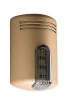 Marchio: VENITEM. Articolo: DAS1PBRF. Sirena Doge WIRELESS con antiperf. c/batt. Bronzo calotta Fume'. Sirena Doge wireless, AUTOPROTETTA, BIDIREZIONALE, SUPERVISIONATA, sistema antischiuma brevettato a doppia tecnologia contro i falsi allarmi, con innovativo sistema antiperforazione, antishock contro gli urti violenti e lampeggiante a led, compatibile con qualsiasi tipo di centrale filare e/o wireless (batterie incluse).