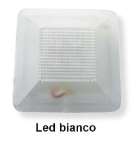 Marchio: VIMO. Articolo: KRO601MWL. Ripetitore ottico con LED ad alta intensità per installazione in interni o esterni riparati. Ottima visibilità anche in condizioni di luce diurna. Connessione a morsetto 2 poli. Disponibile in 5 colori: rosso, giallo, verde, blu e bianco. Contenitore in policarbonato trasparente. Tensione di alimentazione Da 10,5 a 29Vcc. Materiale/colore Policarbonato trasparente. Dimensioni 58x58x20 mm. Connessione Morsetto 2 poli. Colore LED Bianco. N° LED 1. Modalità luminosa Fissa/Lampeggiante. Assorbimento (luce fissa) 15mA. Alimentazione Da 5 a 30 Vcc.