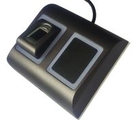 Marchio: ARITECH. Articolo: ACL800-BC-USB-B. Lettore biometrico capacitivo per acquisizione credenziali con lettore di prossimità.Posizionamento da scrivania. Uscita USB. Compatibile EM/CASI Prox/HID Prox/ MIFARE. LeggeMIFARE Classic (CSN), MIFARE DESFire (CSN), MIFARE DESFire EV1 (CSN), MIFARE Plus(CSN), MIFARE Ultralight (CSN) e EM4102, GE ProxLite/CASI Prox, HID Prox. Viene utilizzatoper trasferire le impronte al software ACL800 BioManager, per scrivere le impronte nelle tessereMifare, per leggere i dettagli delle tessere e per leggere il dato UID della tessera. Led a tre colorie retroilluminazione. Struttura in ABS. Colore Nero.