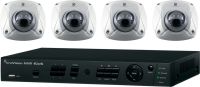 Marchio: ARITECH. Articolo: TVN-1004-KB1. TruVision NVR 10 kit composto da: TVN-1004cS-1T x 1, TVB-1101 x 4. Fornito in una comoda confezione TruVision.