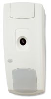 Marchio: ARITECH. Articolo: EV100-CS. Rilevatore volumetrico PIR 10m, 7 tende integrali, con telecamera a colori. Numero di pixel effettivi 628x582 (PAL). Sensibilità 3 lux a F1.2, uscita video UTP.