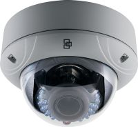 Marchio: ARITECH. Articolo: TVD-1103. Mini Dome da esterno TruVision™ 1.3 MPX, PAL, True D/N con filtro meccanico, H.264, IR 15m,PSIA/ONVIF/CGI, Ottica 2,8-12mm @ F1.2, PoE / 12VDC