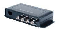Marchio: ARITECH. Articolo: GE-TTP414VH. Ricetrasmettitore UTP passivo, 4 canali video, 4xBNC, immunità extra alle interferenze.
