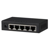 Marchio: DIERRETVCC. Articolo: VH-XS-SW05-GIGA. X-Security - Switch da tavolo - 5 porte RJ45 10/100/1000 Mbps - Gigabit in tutti le porte auto-negoziabili - Alte prestazioni con elevata velocità di trasferimento - Plug&Play