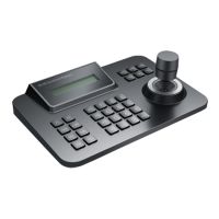 Marchio: DIERRETVCC. Articolo: vh-kb1010. Tastiera controllo Dome motorizzati 3D - Comunicazione RS-485 half duplex - Trasferenza 2400/4800/9600/19200 bps - Distanza massima1200 m - Protocolli supportati Pelco P/D - Joystick - Alimentazione 9V