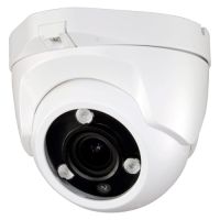 Marchio: DIERRETVCC. Articolo: VH-DM957ZFWA-F4N1. Telecamera dome HDTVI, HDCVI, AHD e Analogica - Gamma ULTRA - 2 Megapixel - IMX323+EYENIX - HD 1080P (1920x1080) - Uscita 4 in 1 - Lente Motorizzata 2.7~13.5 mm Autofocus - 0 Lux - IR Distanza 40 m - 3DNR - IR CUT - WDR - Audio - Impermeabile IP66