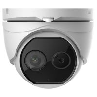 Marchio: DIERRETVCC. Articolo: VH-SF-IPTDM011DHA-6D2. Safire - Telecamera Termica Dual IP - Sensore termico 160x120 Vox - Lente 6 mm - Intervallo di misurazione della temperatura -20º C~150º C (±8ºC) - 15 Colori - Sensibilità termica < 40mK - Sensore ottico 1/2.8” Progressive CMOS - 2 Megapixel (1920x1080) - Lente 6 mm - Colore 0.002 Lux / B/W 0.0002 Lux - H.265+ / H.265 - RJ-45 10/100 BaseT - PoE IEEE802.3af - Audio - Allarmi - Rilevazione antincendio e allarme - Registrazione su scheda SD - Interface WEB, CMS (DSS/PSS), Smartphone e NVR - Compatibile con ONVIF - Staffa inclusa - Impermeabile IP66