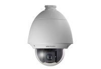 Marchio: HIKVISION. Articolo: DS-2AF4262-A. Speed Dome AnalogicaSensore 1/3” Sony CCD WDR DigitalePixel Effettivi 976 x 582/650 TVL Colori 700 TVL B/NSensibilità (AGC ON) Col.: 0.1 Lux @ F1.6 B/N: 0.01 Lux @ F1.6Zoom Ottico/Digitale 3.8-45.6 mm, 12x/16xDay & Night ICRLimite Pan/Tilt 360° Infinito -2° ~ 90° (Autoflip)Velocità Pan Manuale 0,1° - 100°/s Preset 100°/sVelocità Tilt Manuale 0,1° - 200°/s Preset 200°/sPreset/Patrol/Pattern 256/8/4Funzioni Smart -Protocollo RS485 Autoadattante (Hikvision, Pelco P, Pelco D)Portata IR -Ingressi/Uscite d'Allarme 2/1Alimentazione 24VAC 18W maxTemperatura d'Esercizio -30°C/+ 60°C, da esterno IP66, pendant