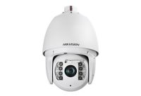 Marchio: HIKVISION. Articolo: DS-2AF7268-AW. Speed Dome Analogica SmartPTZSensore 1/4” Interline Transfer CCD WDR DigitalePixel Effettivi 976 x 582/700 TVL Colori 750 TVL B/NSensibilità (AGC ON) Col.: 0.02 Lux @ F1.6 B/N: 0.002 Lux @ F1.6 0 Lux con IRZoom Ottico/Digitale 3.3-119 mm, 36x/16xDay & Night ICRLimite Pan/Tilt 360° Infinito -2° ~ 90° (Autoflip)Velocità Pan Manuale 0,1° - 160°/s Preset 240°/sVelocità Tilt Manuale 0,1° - 120°/s Preset 200°/sPreset/Patrol/Pattern 256/8/4Funzioni Smart Smart TrackingProtocollo RS485 Autoadattante (Hikvision, Pelco P, Pelco D)Portata IR 150 mIngressi/Uscite d'Allarme 2 (7 opz.)/2Alimentazione 24VAC 50W maxTemperatura d'Esercizio -30°C/+ 65°C, da esterno IP66, pendant con tergicristallo opzionale