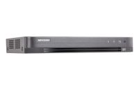 Marchio: HIKVISION. Articolo: DS-7208HTHI-K2. DVR Turbo HD penta hybrid 8MP 8Chcon 8 ingressi video su connettore BNC di tipo analogico CVBS o HD-TVI o AHD o HDCVI in modalità adaptive access2 canali IP Hikvision sino a 25ips 8MPHDTVI fino a 8MPAlgoritmo di compressione H.265+/H.265/H.264+/H.264 con codifica di tipo Dual Stream, sino a 12 ips/ch in 8MP, 25ips/ch in FULLHD e HDSupporta smart VQDline crossing detection e intrusion detection sui tutti i canalisudden scene change detection su 2 canaliSupporta 4 ingressi audio1 canale voice talk1 uscita video HDMI in 4K e VGA in FullHD1 uscita CVBS8 ingressi di allarme4 uscite di allarmeporta RS485dati Up to Coaxscheda di rete Ethernet 10/100/1000Mprotocolli di rete TCP/IP, PPPoE, DHCP, Hik-Connect, DNS, DDNS, NTP, SADP, NFS, iSCSI, UPnP™, HTTPS, ONVIFsino a 128 connessioni simultaneeweb server multibrowsersino a 2HDD SATA da 8TB2 porte USB 2.0 e 1 USB 3.0alimentatore esterno 12Vdcconsumo 15Wtemperatura di esercizio da -10°C sino a +55°CDimensioni 315 × 242 × 45 mm. HDD 2TB incluso.