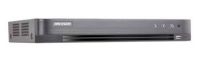Marchio: HIKVISION. Articolo: DS-7216HQHI-K1. DVR compatto TURBO HD 4.0 penta hybrid FANLESS 3MP 16Ch16 ingressi self-adaptive HDTVI/HDCVI/AHD/CVBS/IPaccetta fino a 2 telecamere IP fino a 4MPrisoluzione analogica fino a 3MP 3MP solo sul canale 1/2/3/4trasmissione video su cavo UTP fino a 1200mcompressione video H.265+/H.265/H.264+/H.264 con codifica di tipo Dual Streamsupporta real time a 1080P liteuscita video HDMI 4K - VGA 1920x1080 - CVBSI/O audioRS485, 1 RJ45 10M/100M/1000Mprotocolli di rete TCP/IP, PPPoE, DHCP, Hik-Connect, DNS, DDNS, NTP, SADP, NFS, iSCSI, UPnP™, HTTPS, ONVIFsino a 128 connessioni simultaneeSmart features: line crossing detection, intrusion detection e sudden scene change detectionsupporta accesso a Hik-Connect1 HDD sata fino a 6TB1 canale audio bidirezioanle2 porte USB 2.0 / 1 porta USB 3.0alimentazione 12VDCtemperatura di funzionamento -10 ºC to +55 ºCassorbimento 25Wdimensioni 315 × 242 × 45 mm. HDD 1TB incluso.