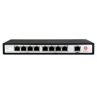 Marchio: DIERRETVCC. Articolo: VH-SW0908POE-120W. Safire - Switch da tavolo - 8 porte + 1 Uplink RJ45 10/100 Mbps - 8 porte PoE - Supporta alimentazione PoE fino a 120W in totale per tutte le porte - Compatibile con PoE IEEE802.3af/at - Modo CCTV che aumenta la distanza a 250m per 10Mbps
