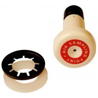 Marchio: ARITECH. Articolo: 9-10943. Punto di prelievo con fissaggio a ghiera per la realizzazione di punto di campionamento, fissaggio tramite ghiera filettata direttamente sulla struttura, con foro da 20mm.