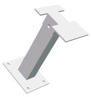 Marchio: COOPER. Articolo: 13ST15. Staffa 150mm muro e pavimento