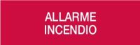 Marchio: COOPER. Articolo: CSA08660. Pittogramma “ALLARME INCENDIO” per pannelli serie 505x