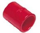 Marchio: COOPER. Articolo: AA-SU25R. Manicotto in ABS, DN 3/4”, Sp. 1,9mm, PN16 di colore rosso.