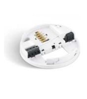 Marchio: ELKRON. Articolo: SD500RL . Base standard con uscita reléLa base è comune per tutti i rivelatori convenzionali della serie 400 e per tutti i rivelatori digitali della serie FAP500, tramite la sua uscita relé è possibile pilotare una gemma fuoriporta (alimentazione ausiliaria)Uscita relé a contatti puliti: 1 A @ 30 VMateriale: ABSColore: BIANCODimensioni: ø 90 mm