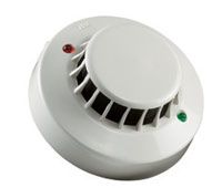 Marchio: ELKRON. Articolo: BPA/212. Rivelatore ottico di fumo analogico a basso profilo, Certificato EN 54 parte 7 N. 1293-CPD-0022.